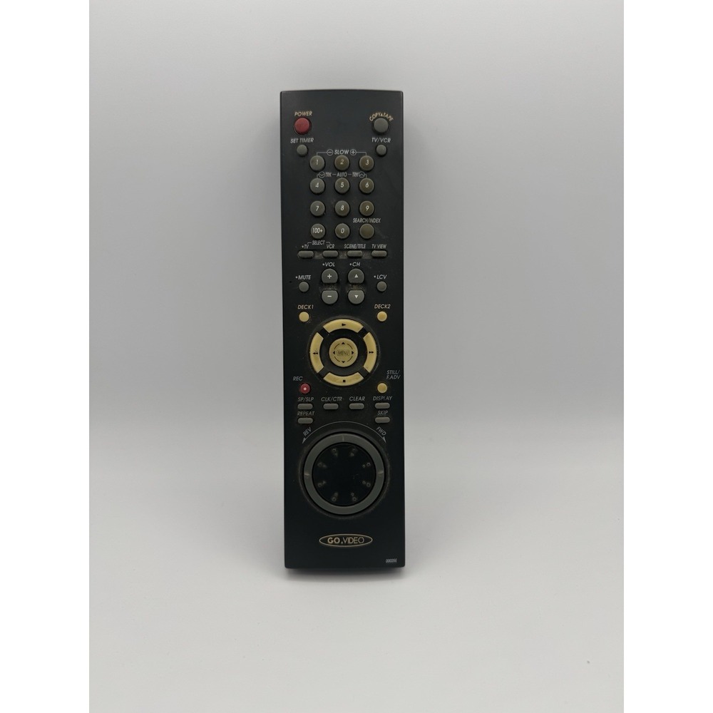 GOVIDEO‎ 00025E Dual VCR Remote Control DDV2110 , DDV3110 , DDV3310